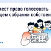 Кто имеет право голосовать на общем собрании собственников